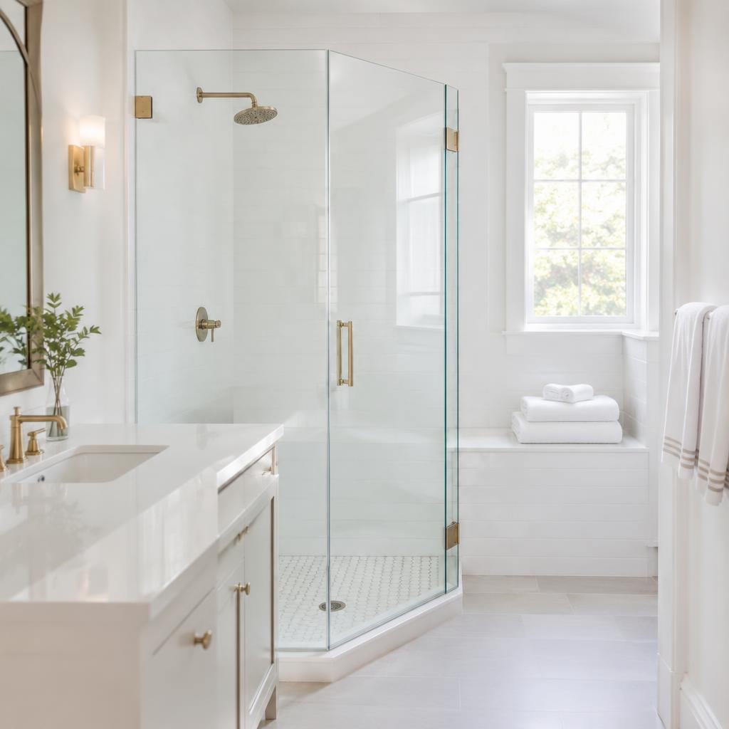 Bathroom deep clean — clean after (AI-generated sample)